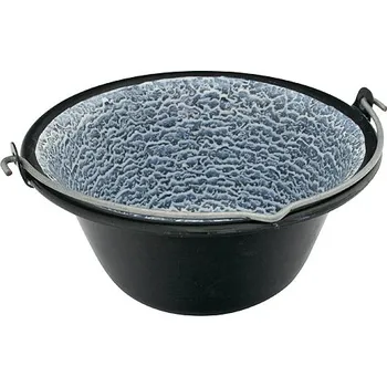 Kempingové nádobí STREND PRO Kotlík Piknik 800 ml, smaltovaný, servírovací