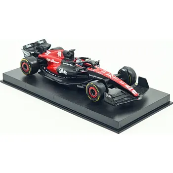 autíčko F1 Alfa Romeo C43 Team Stake 2023 nr.77 - Valtteri Bottas - s podstavcem - 1:43 - Bburago