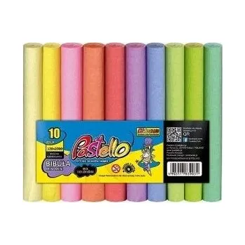 Prostěradlo Dekorativní PAPÍR HEDVÁBNÝ Pastelový 10 ks 12x200cm Pastello PĚKNÝ