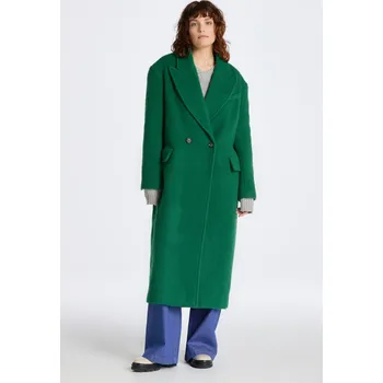 Dámský kabát KABÁT GANT WOOL BLEND OVERCOAT FOREST GREEN