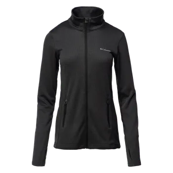 Dámská mikina Dámská Mikina COLUMBIA W PARK VIEW GRID FLEECE FULL ZIP 1959713010 – Černá XS