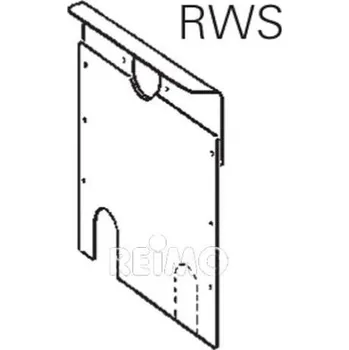 Příslušenství ke karavanu Zadní stěna pro Truma S2200 hnědá levá pro volně stojící instalaci