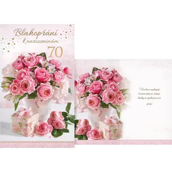 UNIPAP přání k narozeninám 70 M11-556 H PRANI_H_646 549475