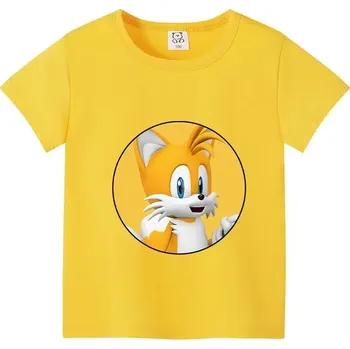 Dívčí tričko Dětské tričko Sonic (barevné), různé potisky Barva: žlutá 2, Velikost: 100