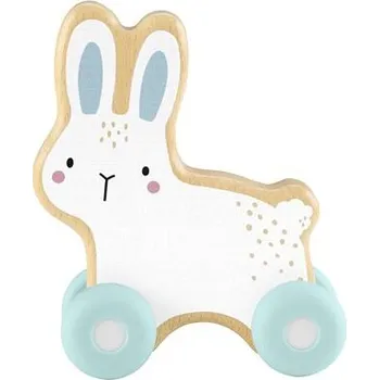 Hračka Fisher Price Dřevěný zajíček na kolečkách