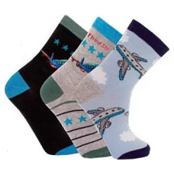 CNB BERLIN sada 3 ks ponožky DE54292 s letadly velikosti ponožek: 20-22 ( EUR vel. 31-34)