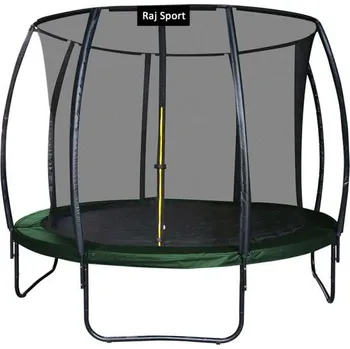 Trampolína Raj Sport Trampolína 14FT - 427cm s vnitřní sítí + žebřík - Dark Green