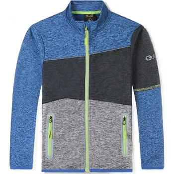 Chlapecká mikina DĚTSKÁ FUNKČNÍ MIKINA NA ZIP BF Barva: Modrošedá, Velikost: 110