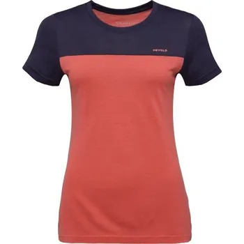 Dámské tričko Dámské merino triko Devold CLASSIC LINEAR L Oranžová, Černá