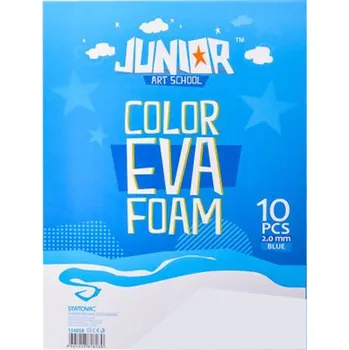 Dekorační pěna A4 EVA 10 ks bílá tloušťka 2,0 mm