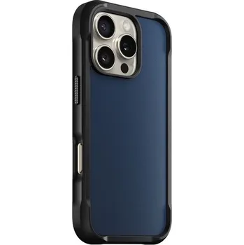 Nomad Rugged Case MagSafe odolný kryt iPhone 16 Pro tmavě modrý