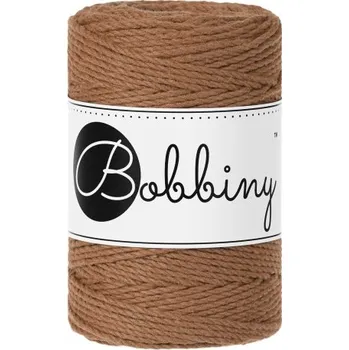Příze Bobbiny bavlněná šňůra na macramé 3ply BABY caramel