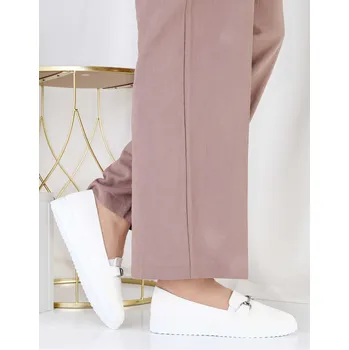 Dámské mokasíny Cathay moda Perleťové mokasíny 8020-4WH Velikost: 40