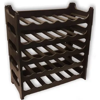 Stojan na víno Lefit PL001 30 lahví černý