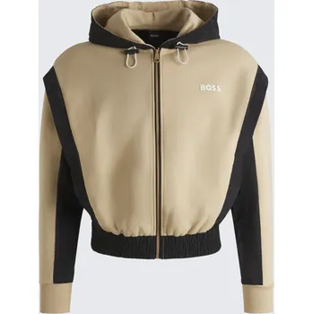 Dámská mikina Dámská mikina BOSS Black Ennison 50541327 béžová Velikost: M