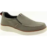 BUGATTI Pánské béžové textilní mokasíny 321-ASE60-6900-1400-847 Velikost 41