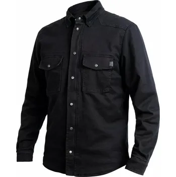 kevlarová motokošile JOHN DOE jednobarevná velikost: 3XL, barva: černá