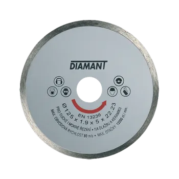 Sada nářadí Diamantový kotouč plný 125/22,2mm