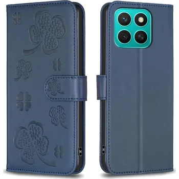 Pouzdro na tablet VSECHNONAMOBIL 104253 ART CLOVER Peněženkový obal pro Honor X8c modrý