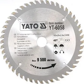 Sada nářadí Kotouč na dřevo 160 x 20 mm 48z