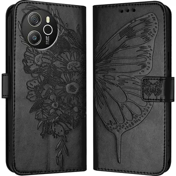 Příslušenství pro tablet VSECHNONAMOBIL 81066 ART BUTTERFLY Peněženkový obal pro Blackview Shark 8 černý