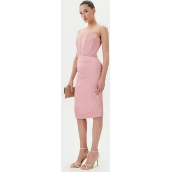 Dámské šaty Rinascimento Koktejlové šaty CFC0123676003 Růžová Regular Fit XL