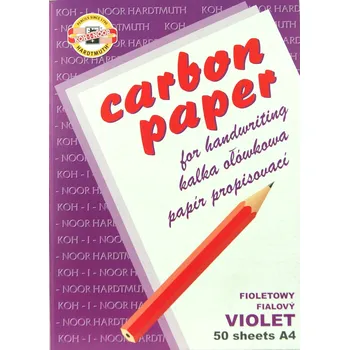 Barevný papír KOPÍROVACÍ PAPÍR tužkový fialový A4 50 LISTŮ Koh-I-Noor DOKONALE KOPÍRUJE
