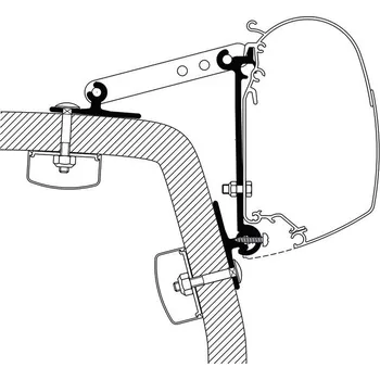 Markýza Adaptér Thule Universal Wall Universal 3 ks.