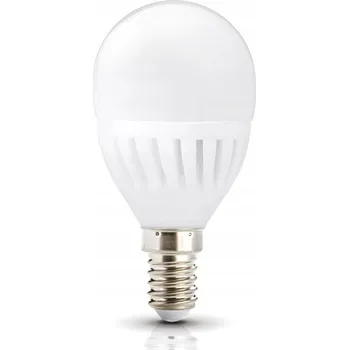 Žárovka LED žárovka 9W E14 neutrální bílá 4000K KULKA keramické tělo