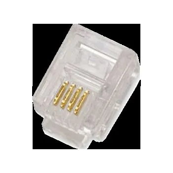 Konektor DATACOM Konektor RJ11 UTP lanko 6p4c bal.100ks 4110