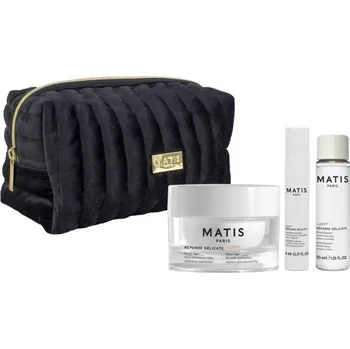 Kosmetická sada Matis Réponse Délicate Set - Protivráskový krém 50 ml + sérum 5 ml + pleťová voda 30 ml Dárková sada