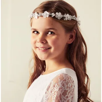 Čelenka StudioAgnesKvětinový věneček - 3223 bílý