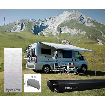 Markýza Sada markýz TO 6300 3,75m Myst.Grey, antracitové pouzdro