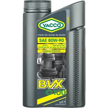 Motorový olej Převodový olej YACCO BVX C 100 80W90 1L, MY 34141