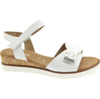 Dámské sandále GABOR Dámské bílé kožené sandály 62.756.50-255 Velikost 38,5