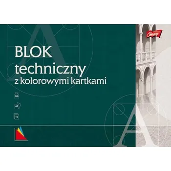 Barevný technický blok A3 pro kreslení, 10 listů, UNIPAP, 10 KUSŮ
