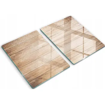 Obraz Dekorativní skleněné kuchyňské desky na krájení 2x40x52 cm - motiv dřeva