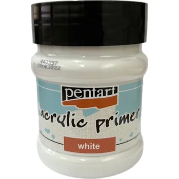 Vodová barva pentart Primer podkladová barva akrylová bílá 230ml