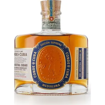 Rum Conde de Cuba Medialuna 0,7 l