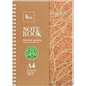 Sešit Sešit A4 s mřížkou Tetis, 80 listů