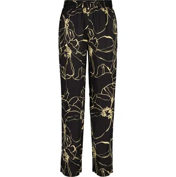 Dámské kalhoty KALHOTY GANT LINE DRAWING PULL ON PANTS EBONY BLACK