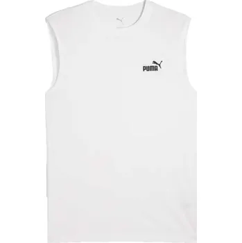 Pánské tílko Pánské tílko Puma ESSENTIALS NO 1 LOGO SLEVEIESS TEE S Bílá, Černá