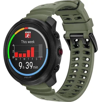 Příslušenství k chytrým hodinkám VSECHNONAMOBIL 104452 SILICONE Vyměnitelný řemínek pro Polar Vantage M3 tmavě zelený