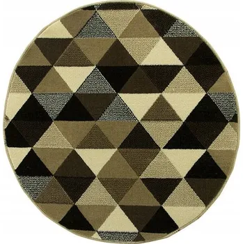 Koberec KOBEREC KULATÝ TROJÚHELNÍKY DO OBÝVACÍHO POKOJE, DĚTSKÉHO POKOJE LUNA prům. 60 cm