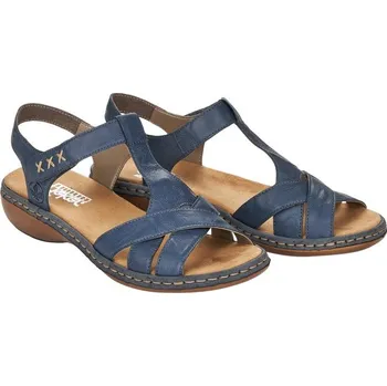 Dámské sandále Rieker 65919-12 modrá, vel. 41