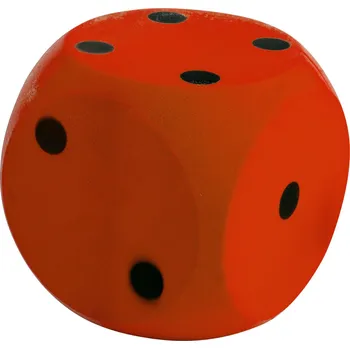 Hračka pro nejmenší Androni Kostka měkká 10 cm červená