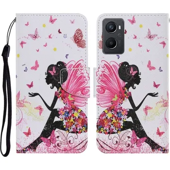 Pouzdro na tablet VSECHNONAMOBIL 50989 ART Peňaženkový kryt Oppo A96 BUTTERFLY FAIRY