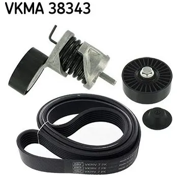 Sada žebrovaných klínových řemenů SKF VKMA 38343