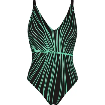 Dámské plavky Epona jednodílné plavky s výztuží S1307 L zelená