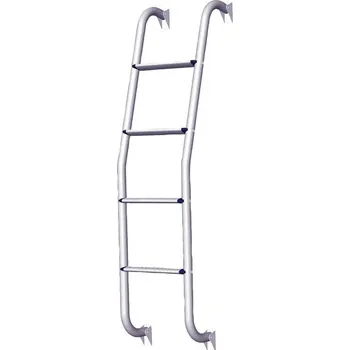 Žebřík Dodávkový žebřík hliníkový, 4 stupně výška 126 cm (centimetry), šířka 31 cm (centimetry)